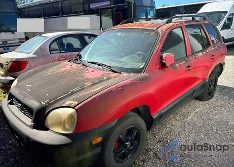 2004 Hyundai Santa Fe Gls z USA, uszkodzony, nr VIN KM8SC13D04U822568